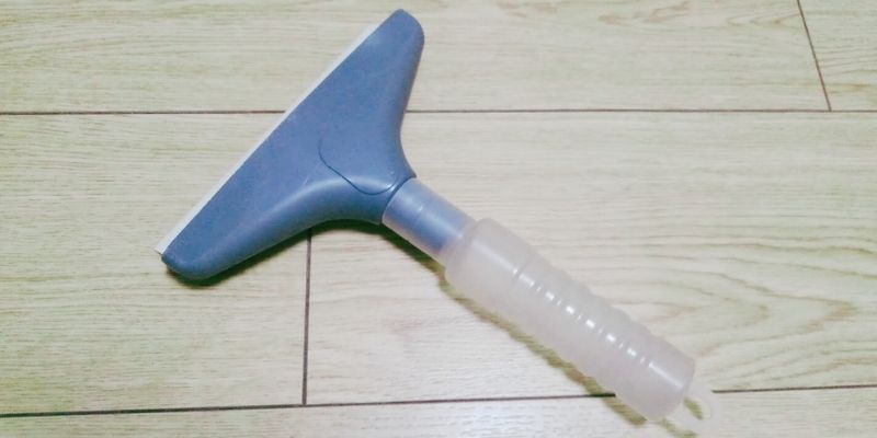 窓ふき等水滴とりワイパー