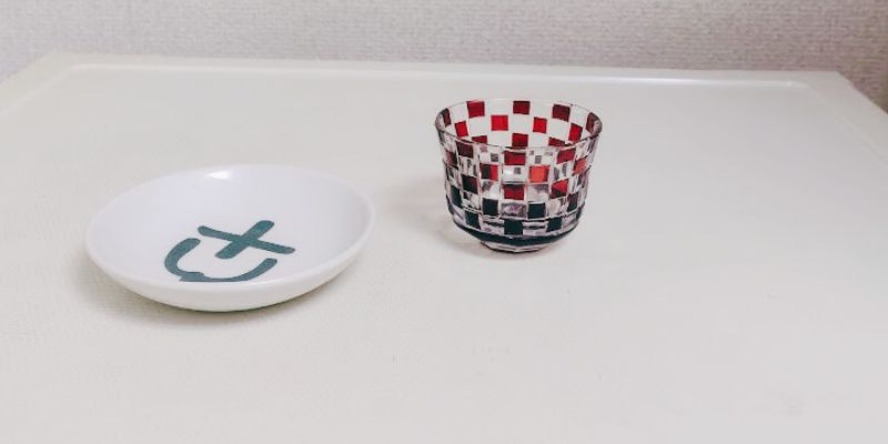 豆皿とお猪口