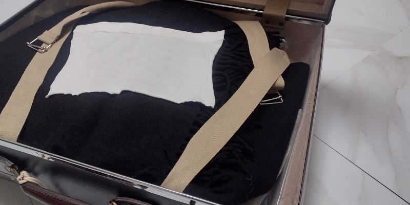 トランクの中に入れたウエスの芳香剤